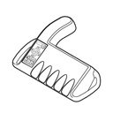 Repose instruments pour tablette plastique
