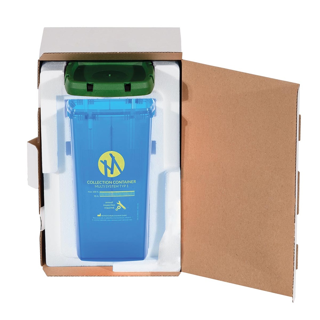 Cassette récupérateur amalgame MTS1- bleue METASYS