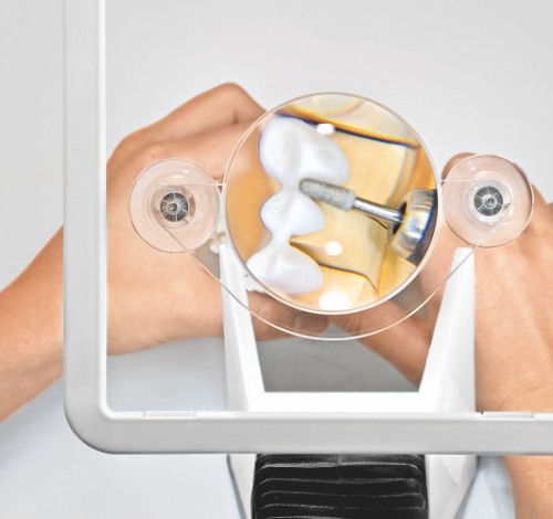 Loupe SCHICK, utilisée avec vitre L-Protect
