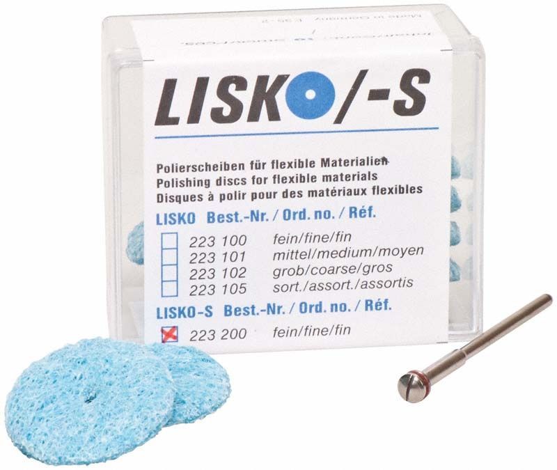 Lisko-S disques à polir, turquoises