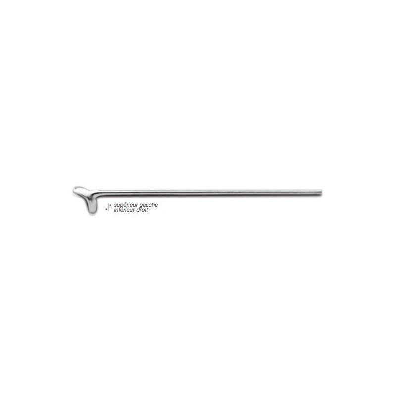 Crochets J Obliques SCHEU x 5 paires Ø 0,9
