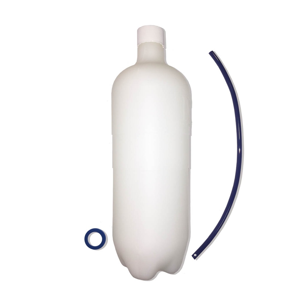 Bouteille 1L avec bouchon et tube plongeur - DCI
