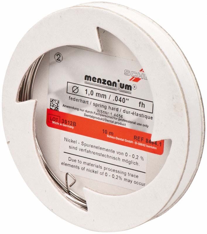 Fil jonc Menzanium dur élastique 1.0 mm x10m