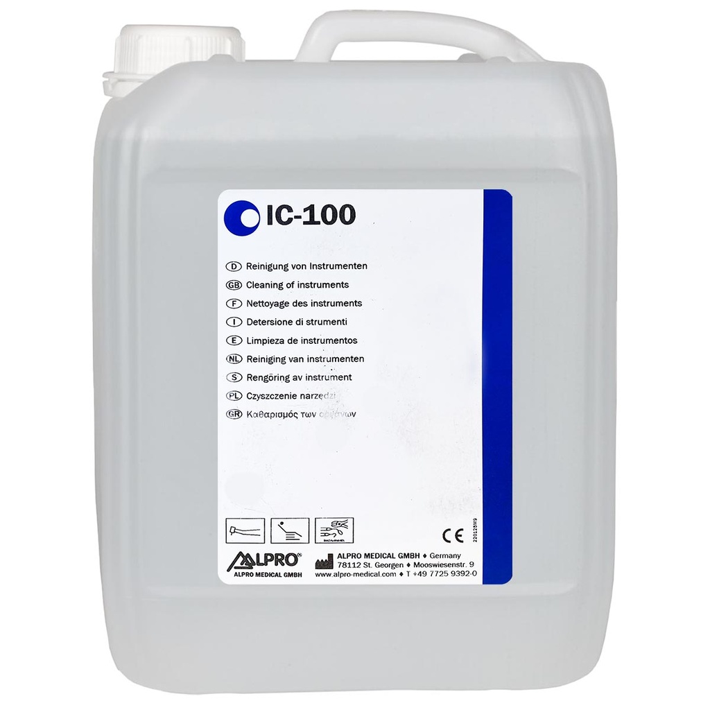 IC-100, bidon de 5 litres,  pour Thalya Plus (nettoyage)*****pour Thalya jusqu'à version juillet 2024