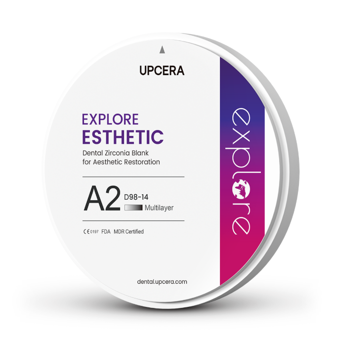 Disque zircone UPCERA EXPLORE Esthetic 98
