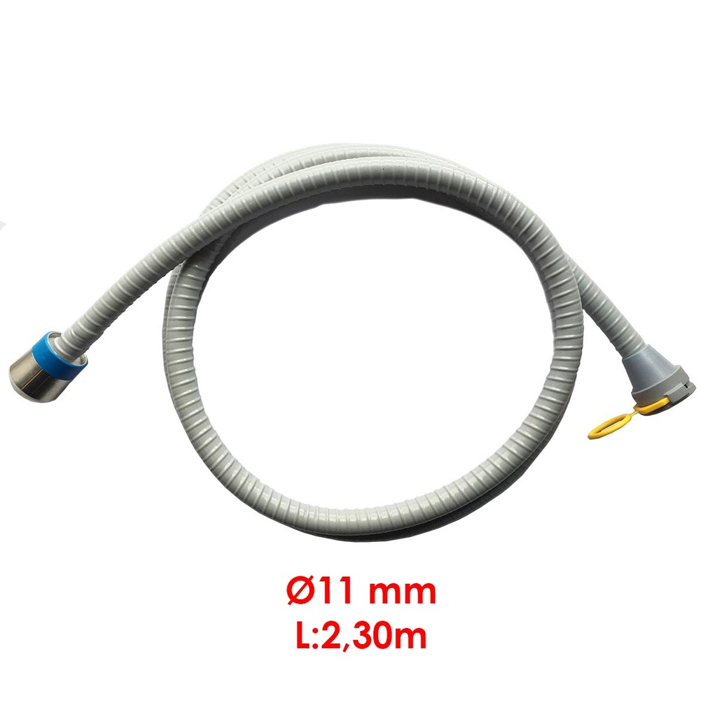 Tuyau aspiration gris Ø11 complet (2,30m) - Planmeca