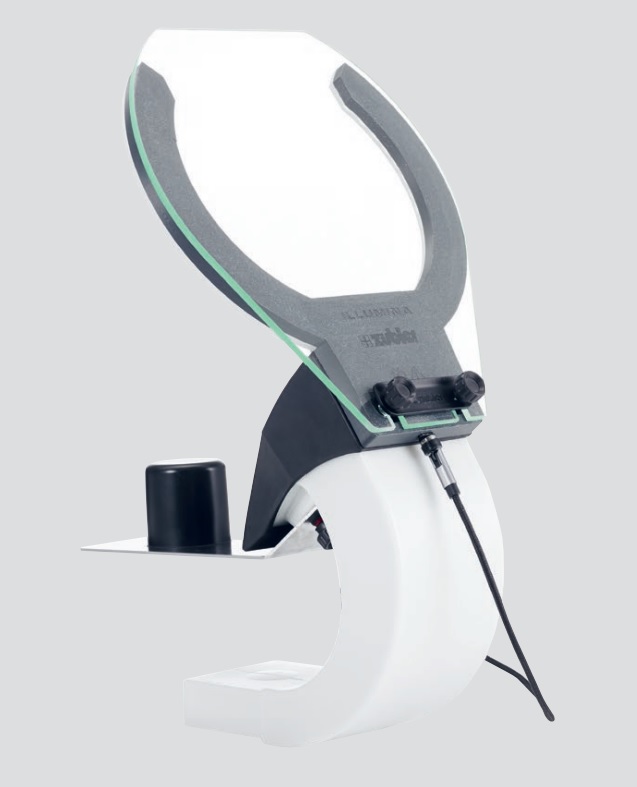 ILLUMINA Système d'éclairage LED avec vitre de protection pour cheville aspirante Zubler