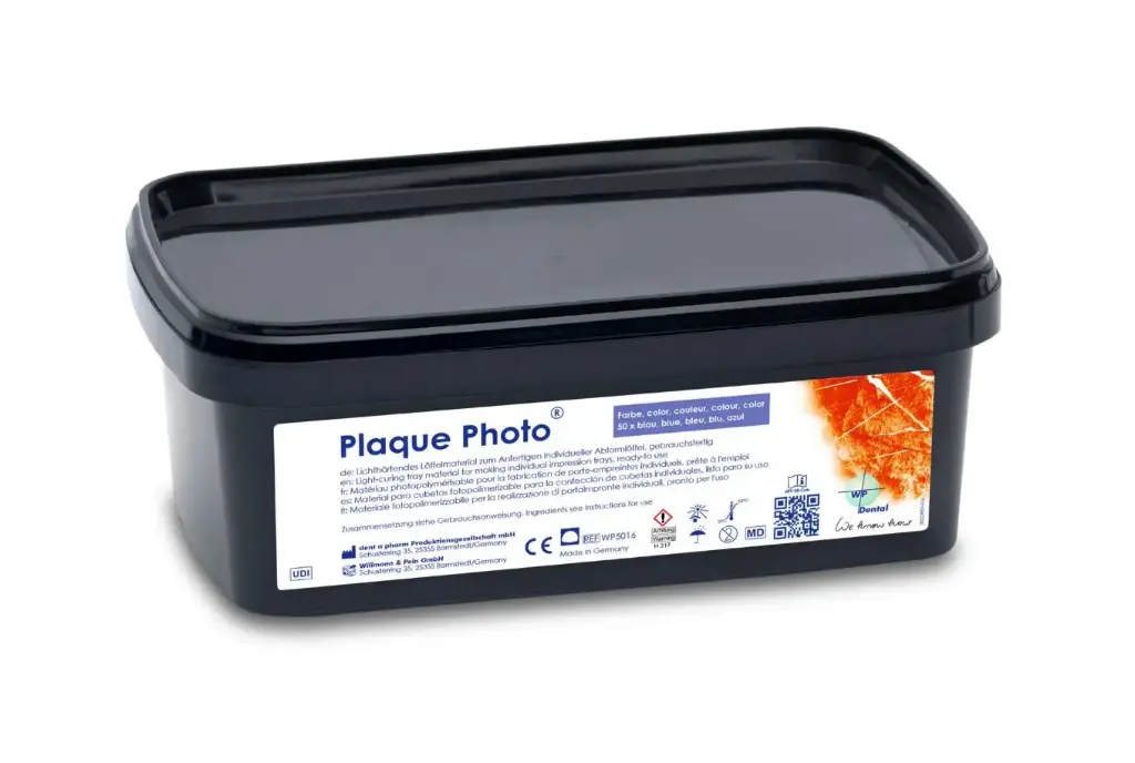 Plaque photo WP DENTAL Bleu (x50 pièces)