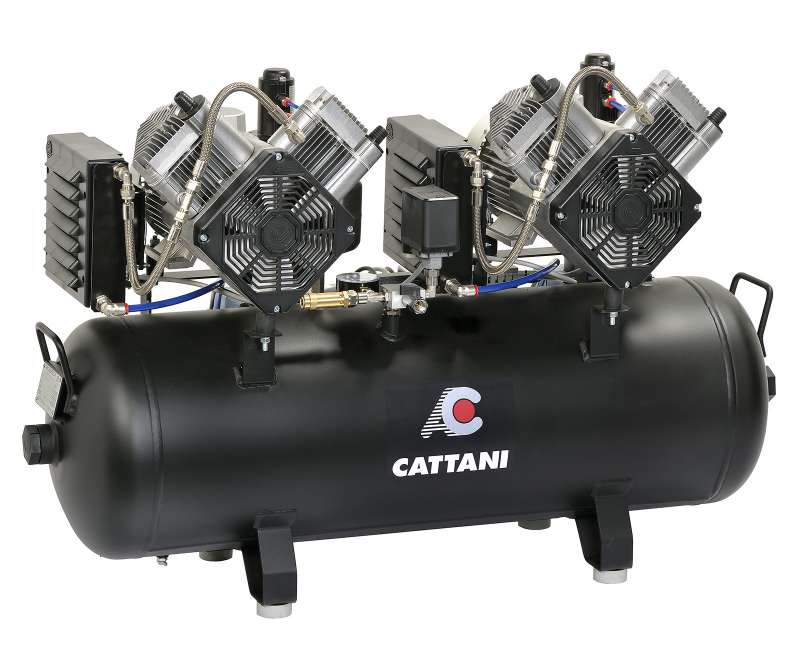 Compresseur nu Double BICYLINDRE AC400 8 bar 5 postes