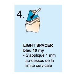 Light Spacer LC photopolymérisable rouge 10ml 10µ Yeti