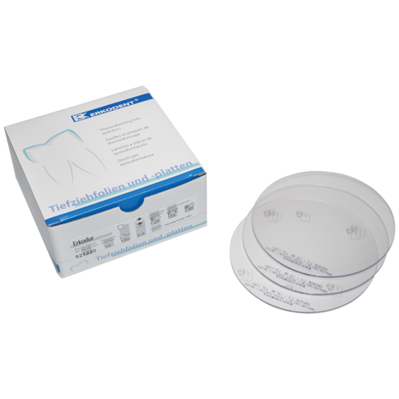 Erkodur, 2,00mm, Ø 120mm, clair (x10)