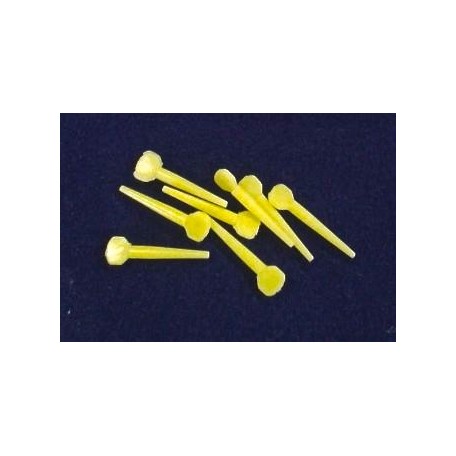 Pivots Calcinables Pincast n°1 jaunes (x100)