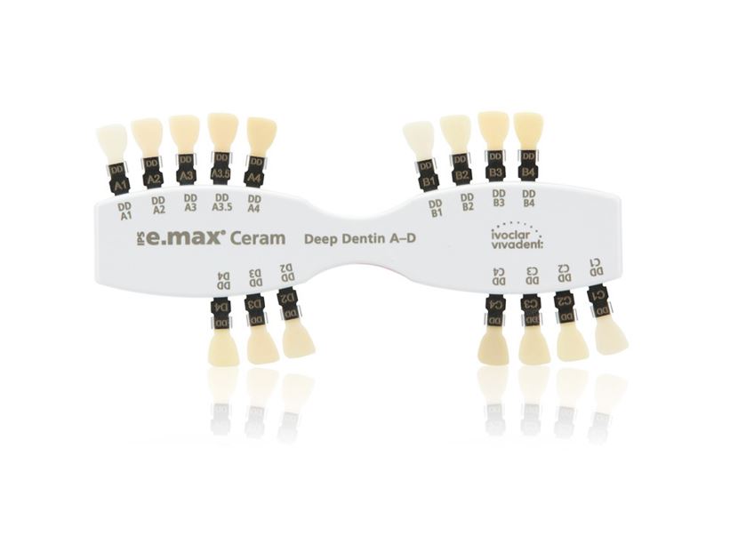 Emax Ceram Shade Guide Deep Dentin A-D (teintier)