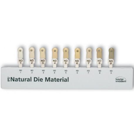 IPS Natural Die Material Shade Guide (teintier)