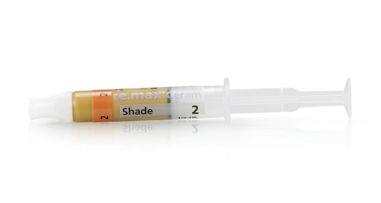 Emax Ceram Shade 3g 2 marron jaune(seringue)