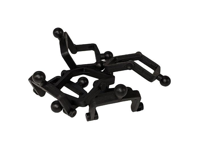 ARTICULATEURS BITE-X PLATS Noir (X100)