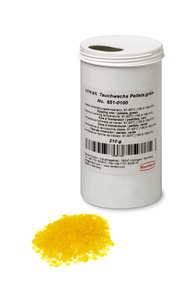 REWAX cire d'immersion,  pastilles, jaune 210 G