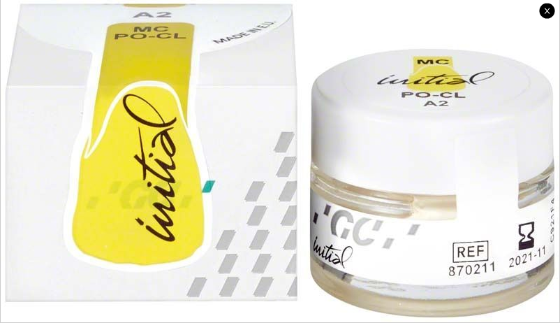 Initial MC Paste Opaque CL PO-CL,A2,4g