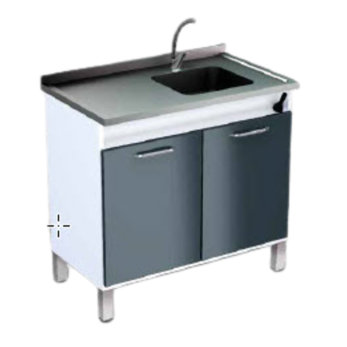 Meuble à plâtre LAB21E1 avec évier PM