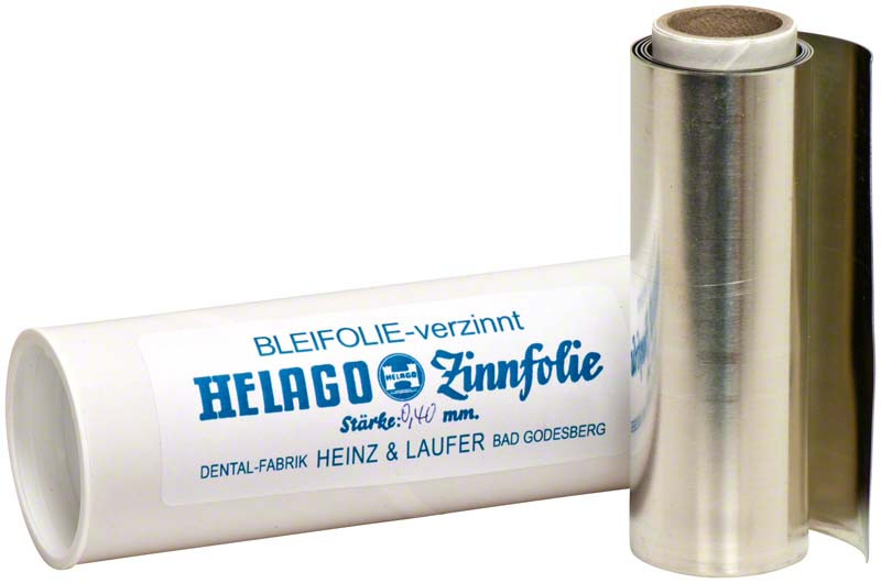 Feuille d'étain ZINNFOLIE en 0,40, le rouleau