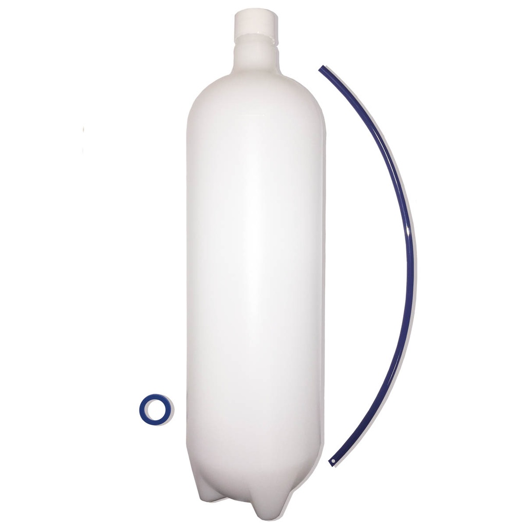 Bouteille 2L avec bouchon et tube plongeur - DCI