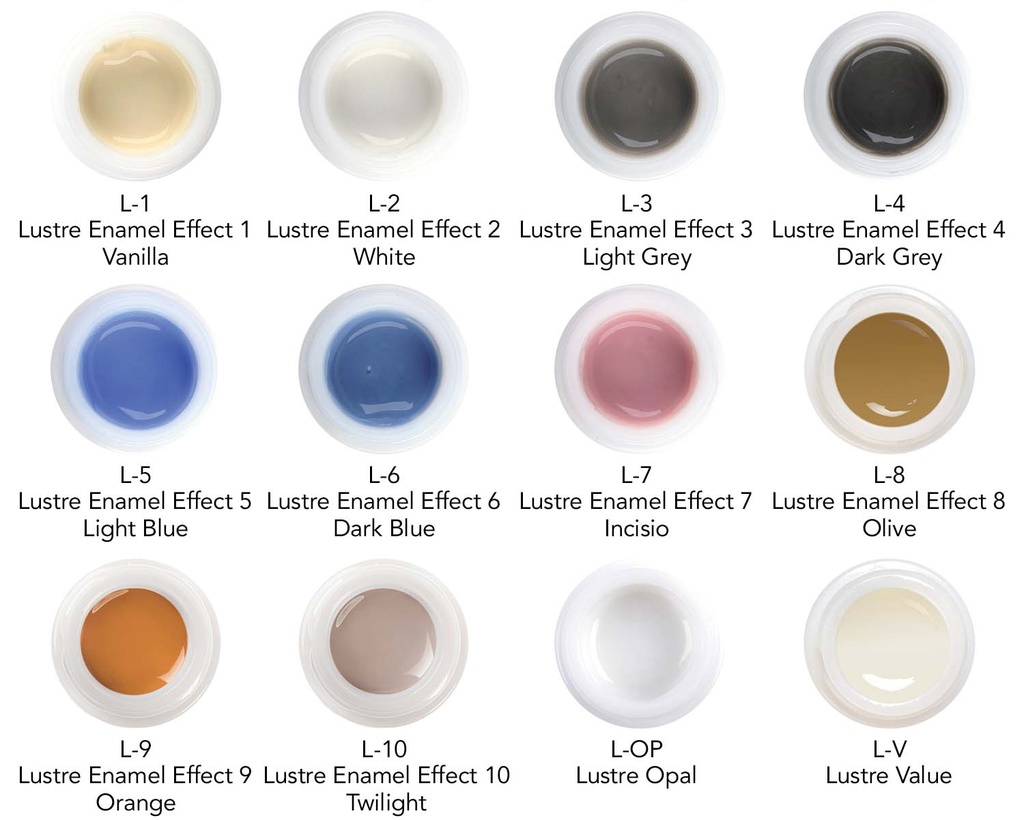 IQ LP ONE, Enamel Effect Shade 2 - White, 4g L-2