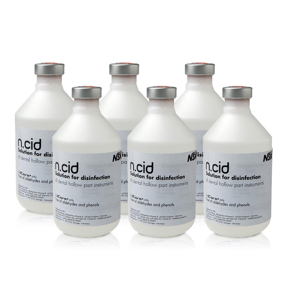 Solution de nettoyage N.Cid pour iCare+ (500ml x 6)