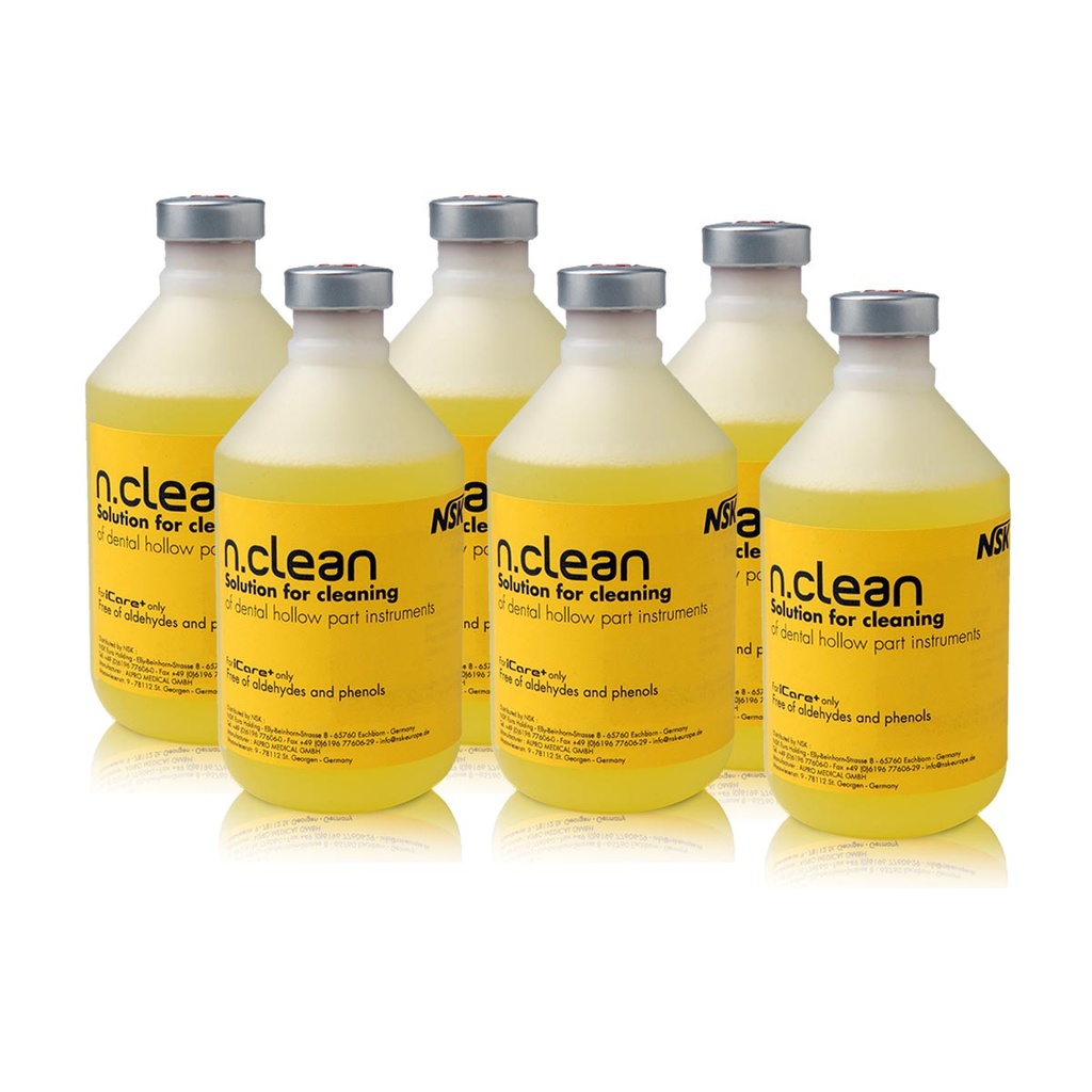Solution de nettoyage N.Clean pour iCare+ (500ml x 6)