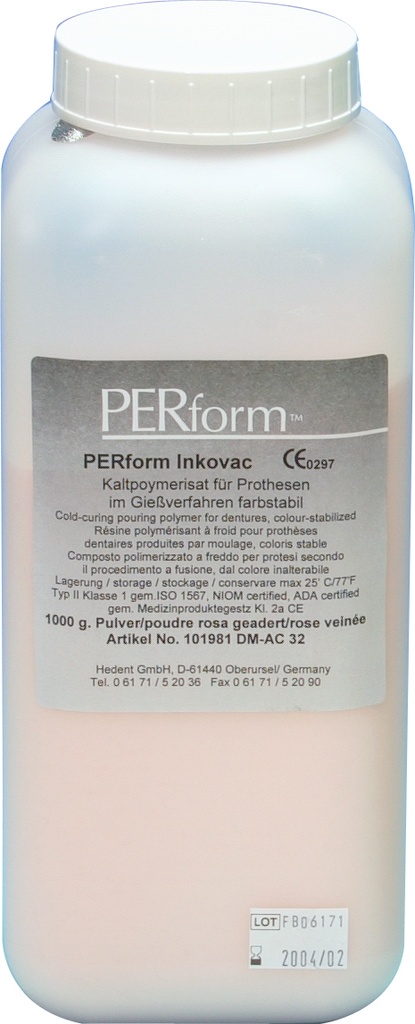PERFORM, poudre 1 kg rose veinée DM AC32