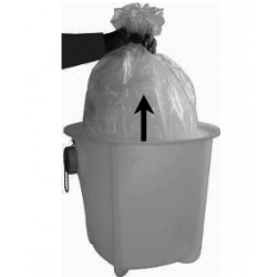 SACS PLASTIQUES  BAC DE DECANTATION (x20)