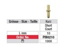 Dowel Pins de duplication Court (x1000)