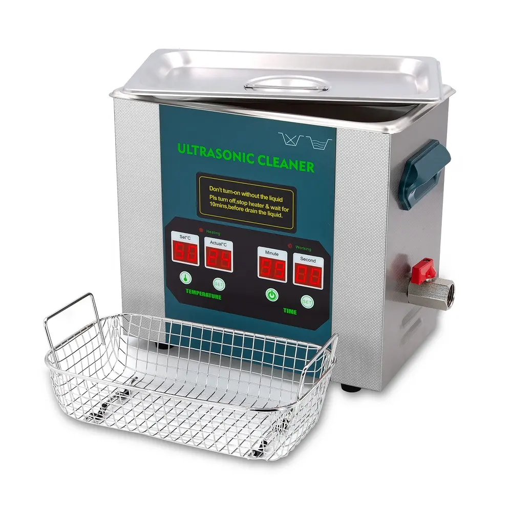 BAC À ULTRASONS Mestra 3,2 L avec température et drainage