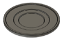Plateau de cuisson de pressée noir en SIC   four EP3010/EP5010/EP3010G2/EP5010G2
