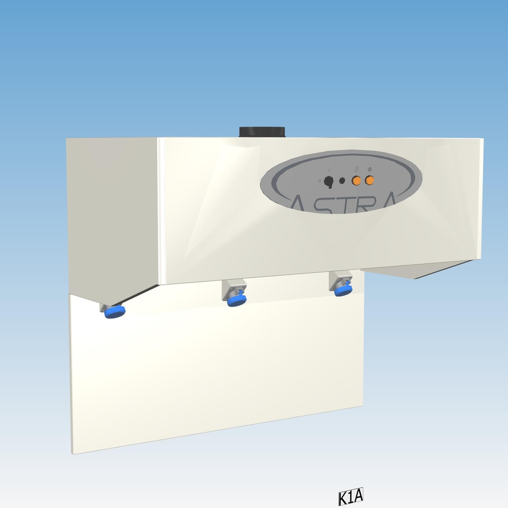 Hotte murale avec aspiration ASTRA K1A 120 cm