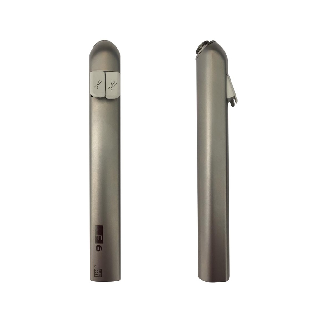Coque seringue inox Minilight coudée 6F