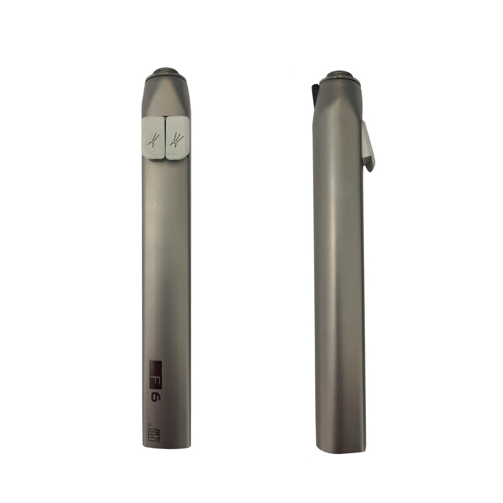 Coque seringue inox Minilight droite 6F (avec lumière)*****