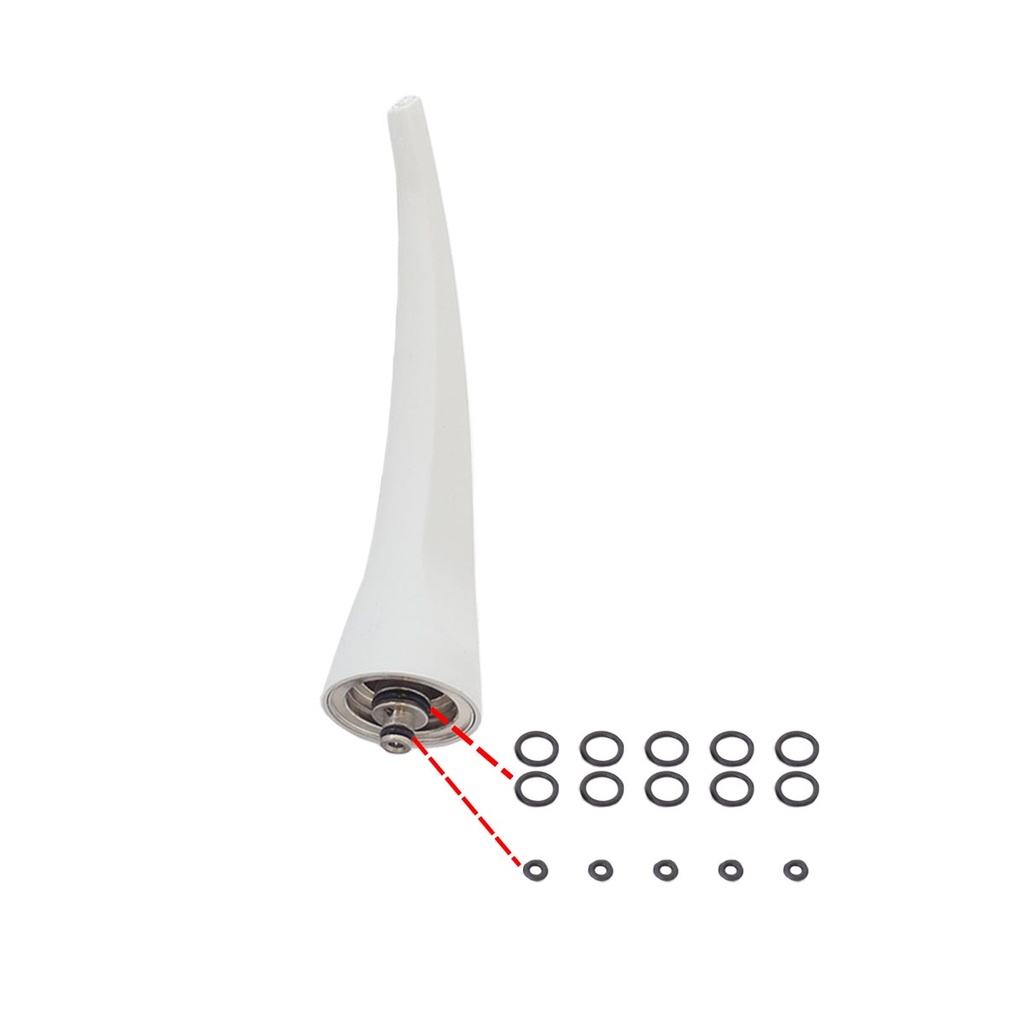 Kit joints bec seringue 6F Sectionnable (x5) - Anthos
