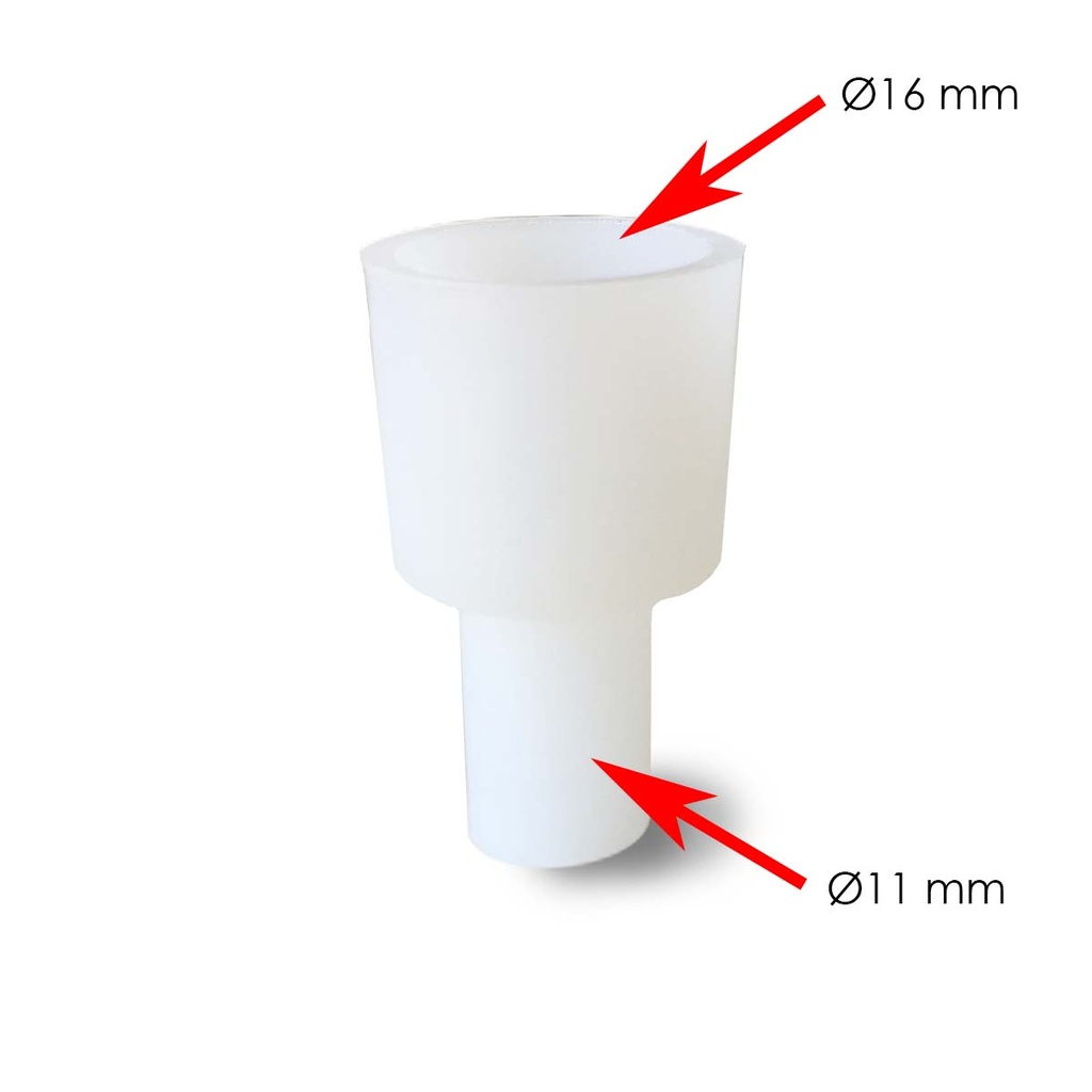 Adaptateur agrandisseur Ø11 ► Ø16 mm - Cattani