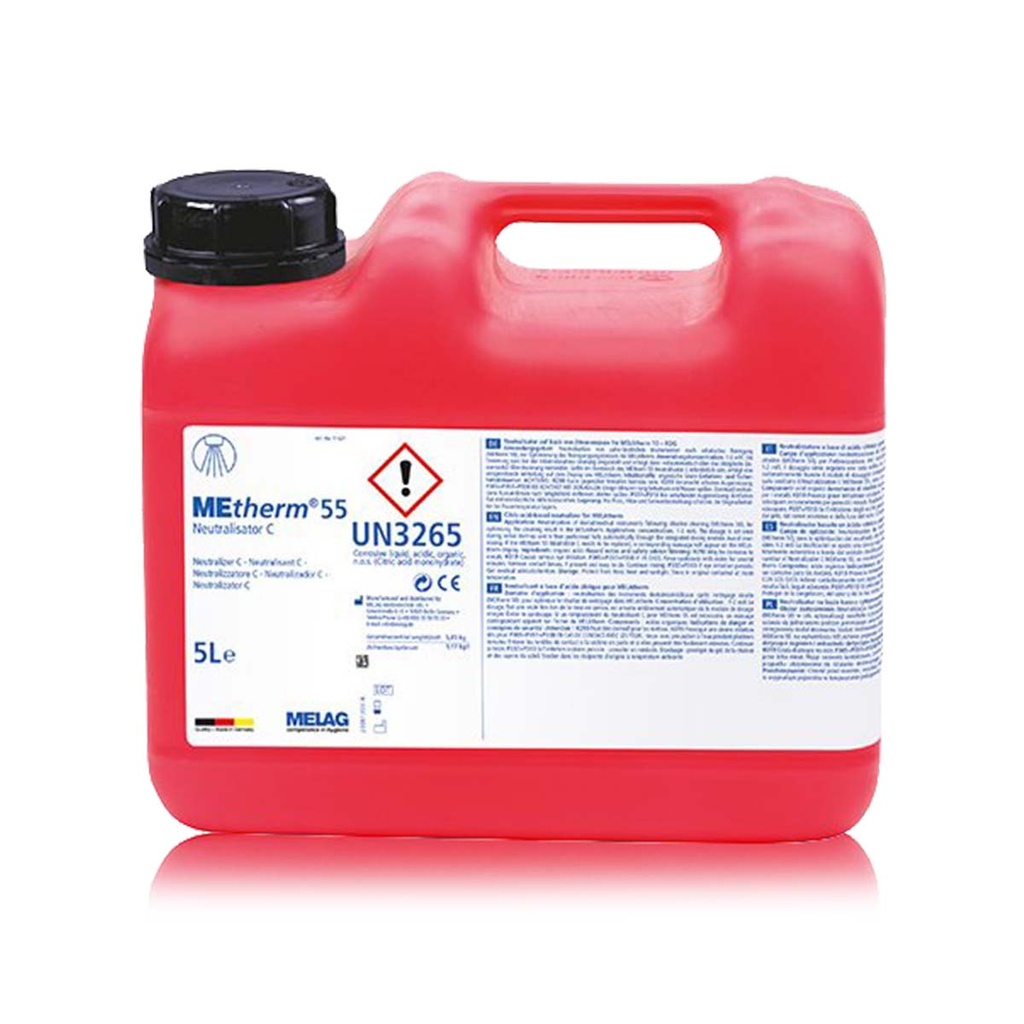 MEtherm 55 - Neutralisant Citric (Thermodent Neutralizer - rouge) - 5L- (143305)