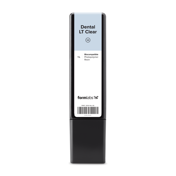 Cartouche Résine Formlabs - Dental LT Clear V2 (Form 3)