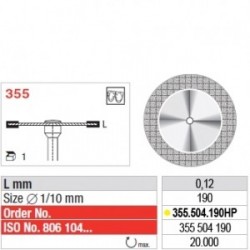 [355.504.190HP] Disque diamanté – Superflex 19 mm