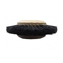 [B360CA] Brosses 60/3 rgs convergentes centre bois autocentrax soie noire extra rude (x12)