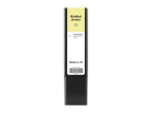 [RS-F2-BMAM-01] Cartouche Résine Formlabs - BioMed Amber (Form 3)