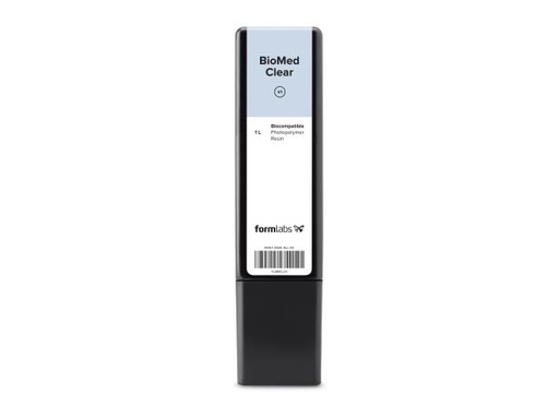 [RS-F2-BMCL-01] Cartouche Résine Formlabs - BioMed Clear (Form 3)