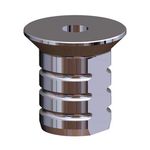 [M.27.24.D130L5] Douilles interne avec butée de profondeur D 3,50 / d 1,30 / L5 - lot 10 pièces