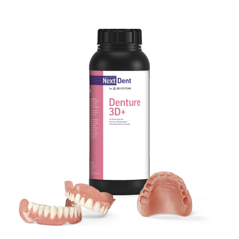 [NDD3OP01000_1] Résine NextDent Denture 3D+ / Rose Opaque
