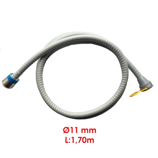 [10026177] Tuyau aspiration gris Ø11 complet (1,70m) - Planmeca