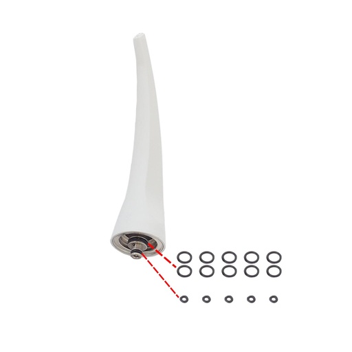 [97289700] Jeu de 5 joints bec seringue 6F Sectionnable (x5) - Anthos