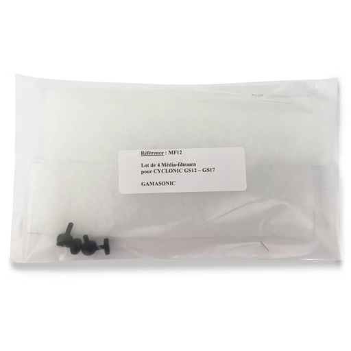 [MF12] Filtres Cyclonic pour GS12 - GS17 et SNC17 - Gamasonic