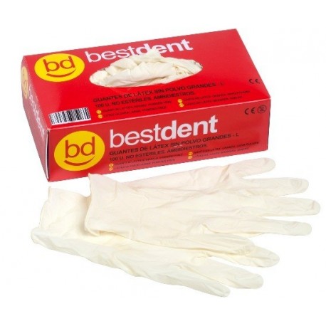 [98225] GANTS Latex NP "XSmall" (x100) Bestdent
